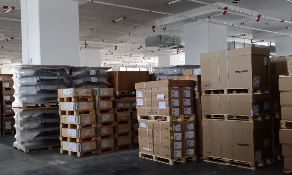 dhas Volvo warehouse